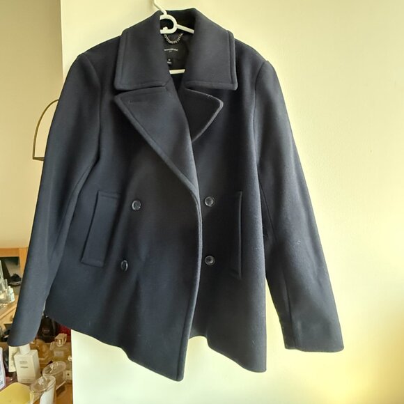 Banana Republic Factory Wool Blend Peacoat - Picture 3 of 3
